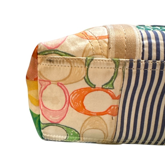 Coach Artistic Brown and Tan Tote Bag - Picture 10 of 16